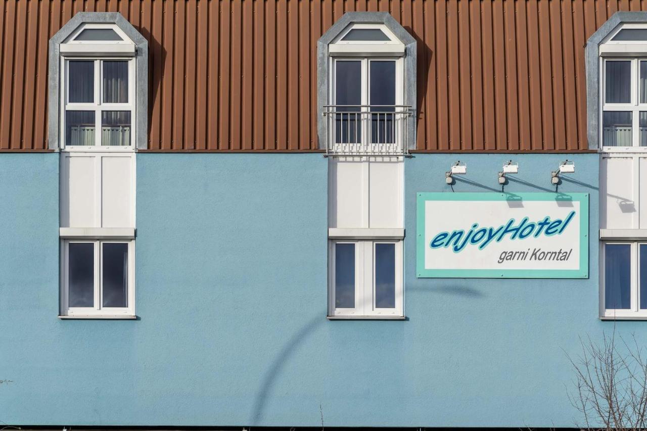 Enjoyhotel Garni Korntal Stuttgart B&B Parkplatz Sprinter Exterior foto
